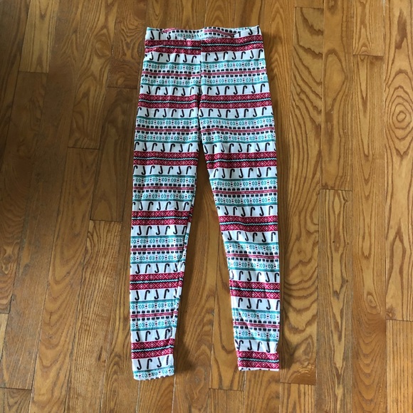 candy cane christmas leggings - Picture 4 of 4